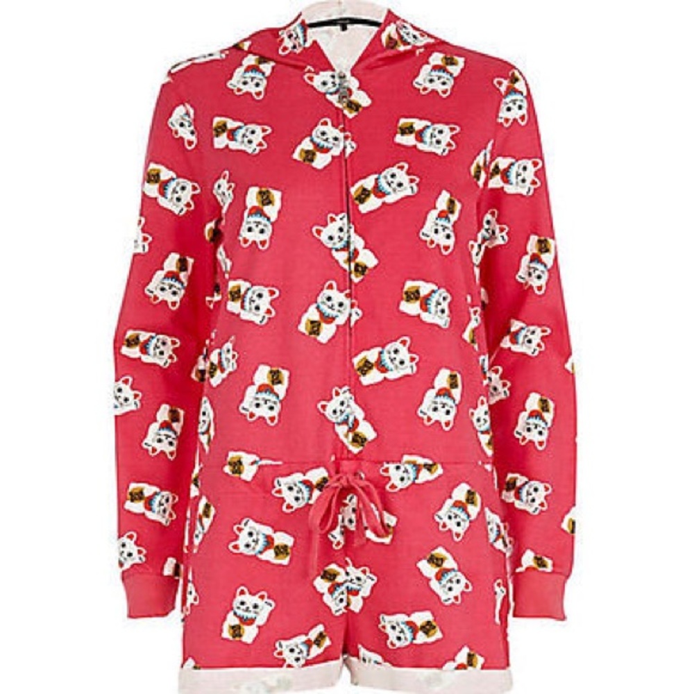 River Island lucky cat onesie